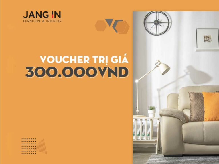 Nội thất Jang In tặng ưu đãi 300.000 đồng cho khách dùng ứng dụng Livin PMH