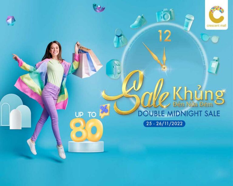 Black Friday tại Crescent Mall: Săn sale “khủng” đến giữa đêm với Double Midnight Sale