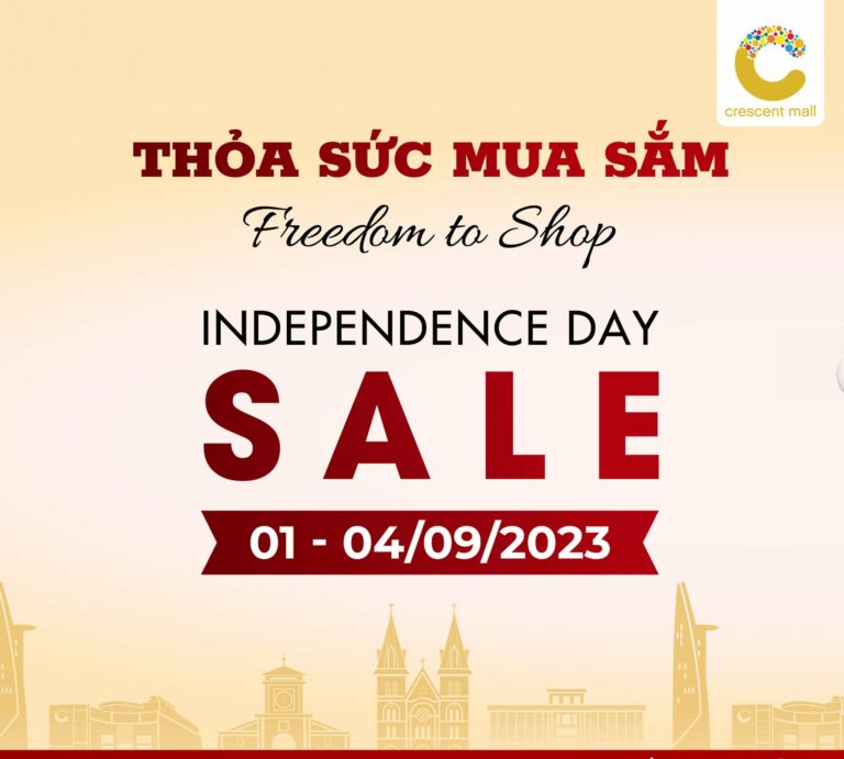 Thỏa sức mua sắm đón mừng đại lễ tại Crescent Mall