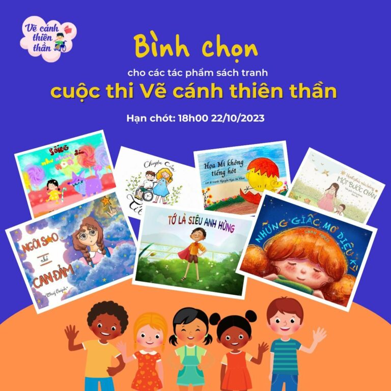 Quỹ Đinh Thiện Lý kêu gọi bình chọn cuộc thi “Vẽ Cánh Thiên Thần”