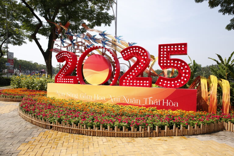 Phu My Hung Spring Flower Festival 2025 Before Opening Day